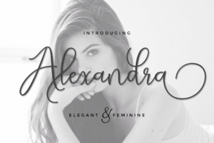 Alexandra Script: A Fresh Calligraphy Font for Websites
