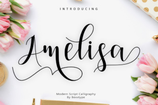 Amelisa Script: A Fresh Handmade Font for Digital Design
