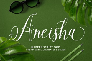 Aneisha Script: A Charming Font for Editorial Design