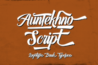 Auntekhno Script: The Handwritten Font That Makes Campaigns Pop