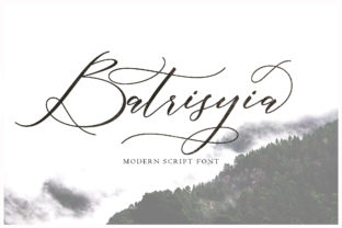 Batrisyia Script: A Handmade Calligraphy Font for Crafters