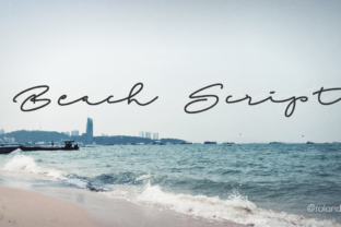 Beach Script: A Handwritten Font That Feels Like Sunlight on Paper