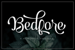 Bedfore Script: A Romantic Vintage Typeface for Branding