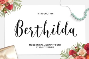 Berthilda Script Font: Contemporary Calligraphy with Soul