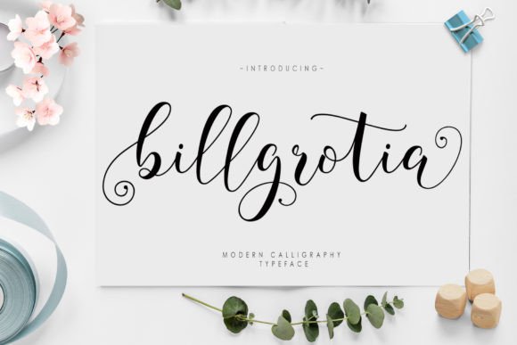 Billgrotia Script: A Thoughtful Display Font for Editorial Calm