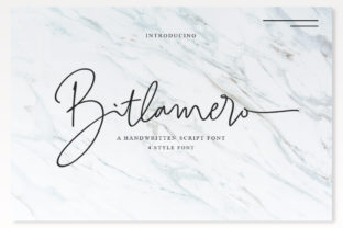 Bitlamero Script: A Dynamic Handwritten Font for Editorial Design