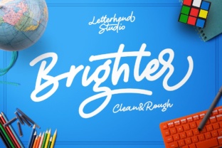 Brighter Script: A Bold, Fun Typeface for Modern Branding