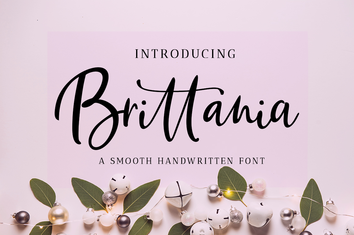 Brittania Script: A Standout Display Font for Campaign Headlines
