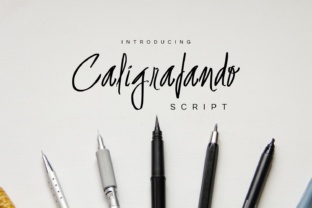 Caligrafando Script: A Relaxed, Modern Script Font for Digital Branding