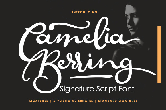 Camelia Berring Script: A Hand-Lettered Typeface Worth Trying
