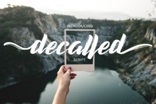 Decalled Script: A Sharp, Elegant Font for Handmade Brands