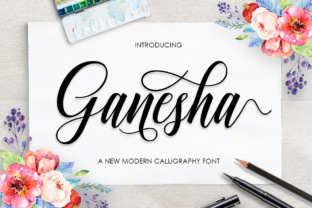 Ganesha Script: An Elegant Script Font for Web Designers