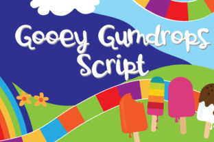 Gooey Gumdrops Script: A Whimsical Font for Playful Branding