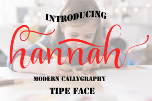 Hannah Script: A Modern Calligraphy Font for Editorial Design