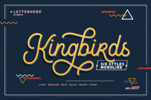 Kingbirds Script: A Monoline Font That Lifts Editorial Design