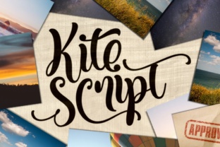 Kite Script: A Playful, Polished Script Font for Small Business Branding