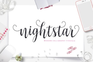 Nightstar Script: A Modern Script Font for Digital Branding