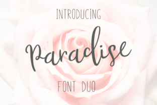 Paradise Script: A Handmade Font for Gentle Editorial Moments