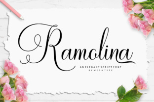 Ramolina Script: A Calligraphy Font for Handmade Labels & More