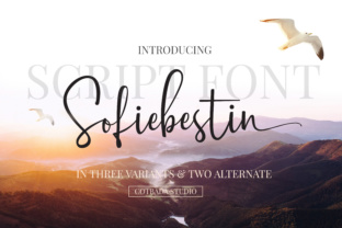 Sofiebestin Script: A Handwritten Typeface for Editorial Design
