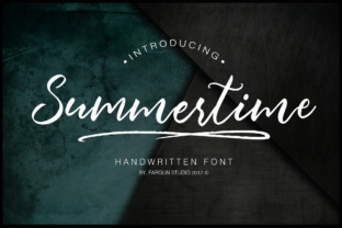 Summertime Script: A Warm Typeface for Maker Projects