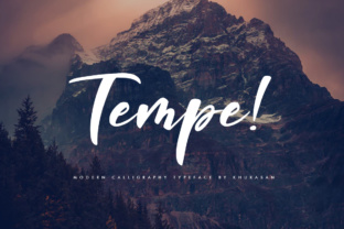 Tempe Script Font: Energize Your Campaign Designs